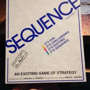 Sequence Classic Card Chip Strategy & Luck Family Board Game by Jax